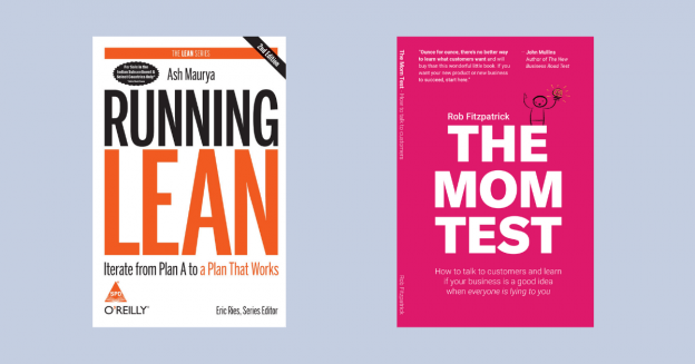 Running Lean & Mom Test books for product development