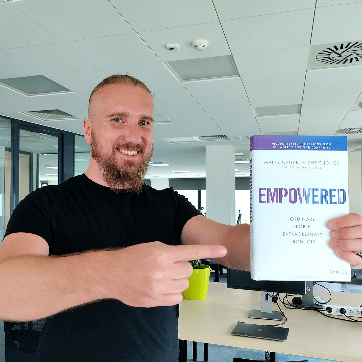 Wiktor with "Empowered. Ordinary people, extraordinary products"