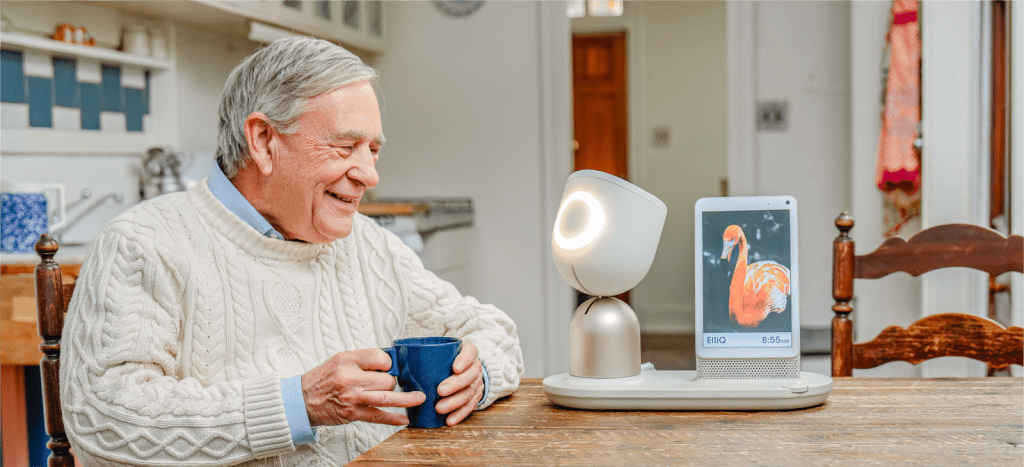 Elliq. ai robo companion for elderly people