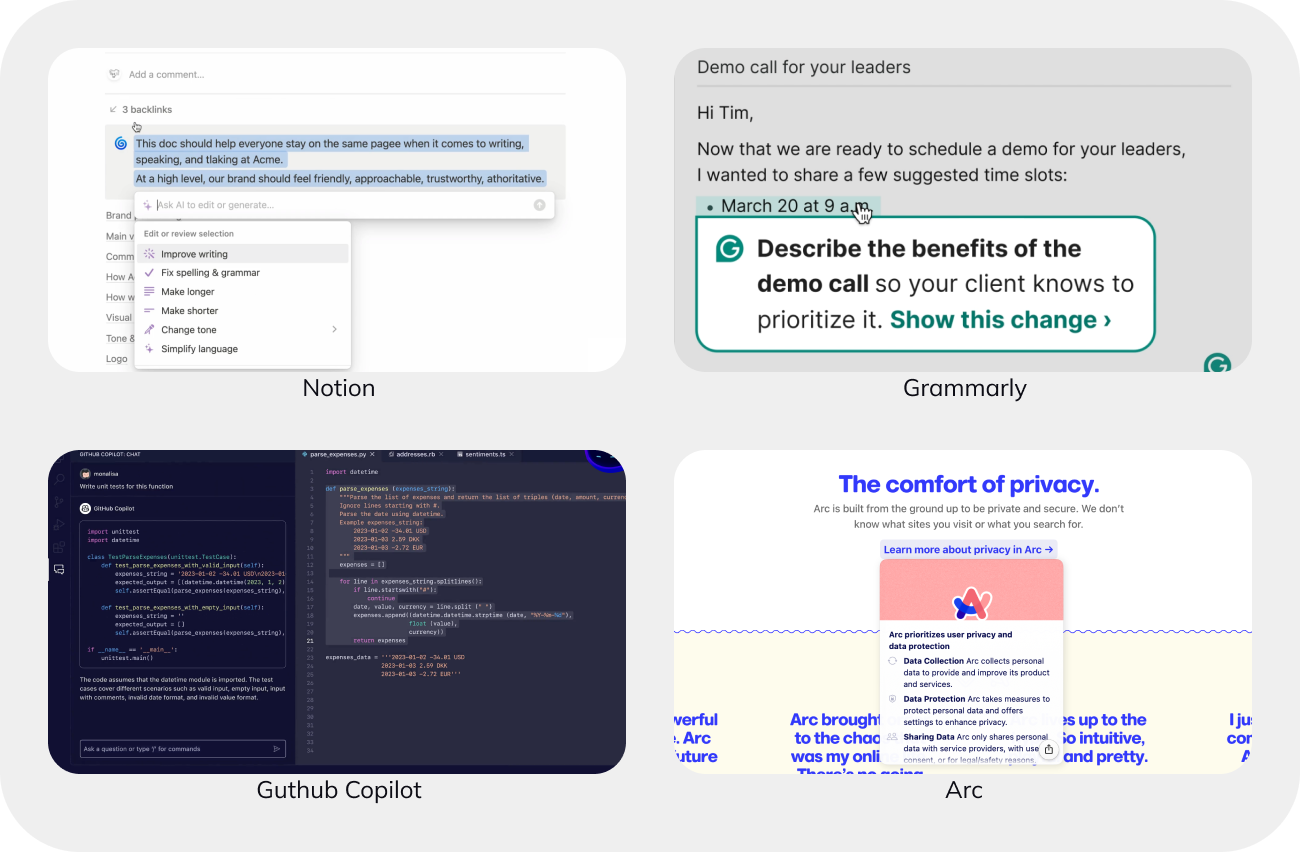 Common-patterns-in-AI-products-User-Input-Selecting-existing-content