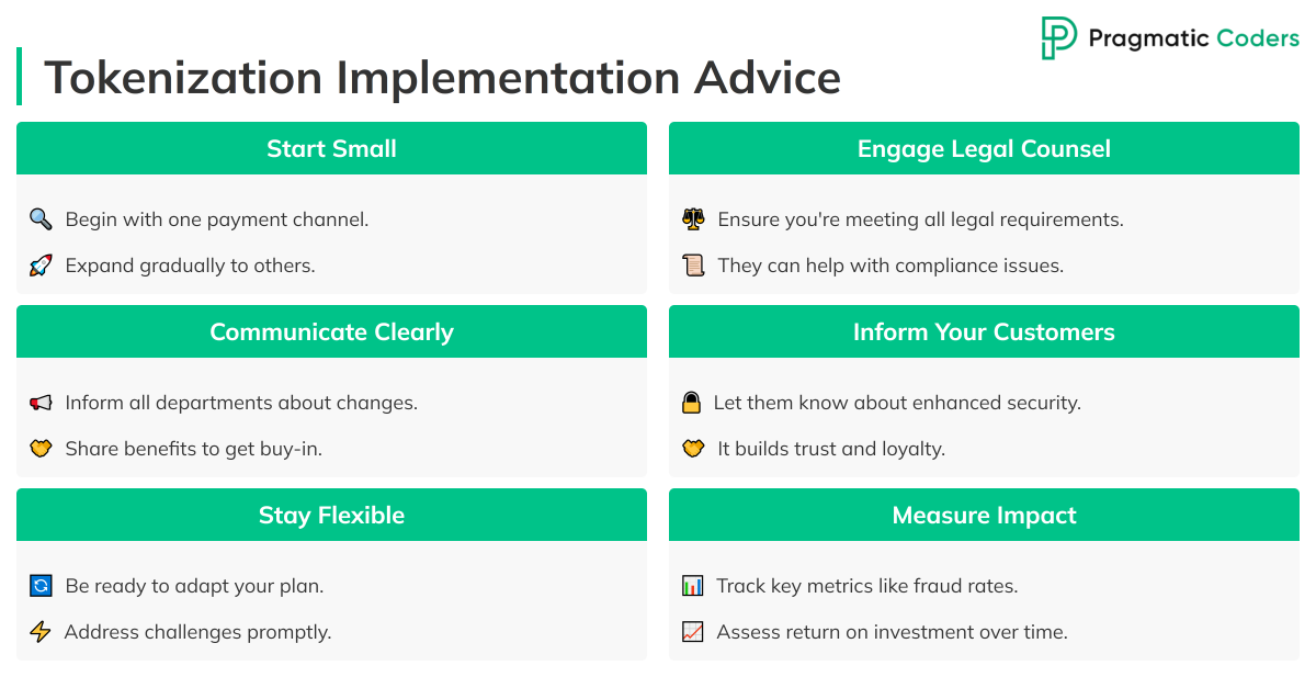 Payment Tokenization Implementation Advice