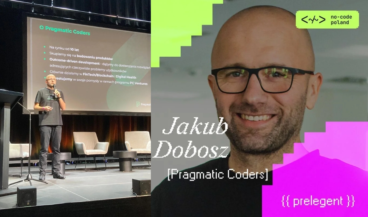 Jakub Dobosz at No Code Event 2