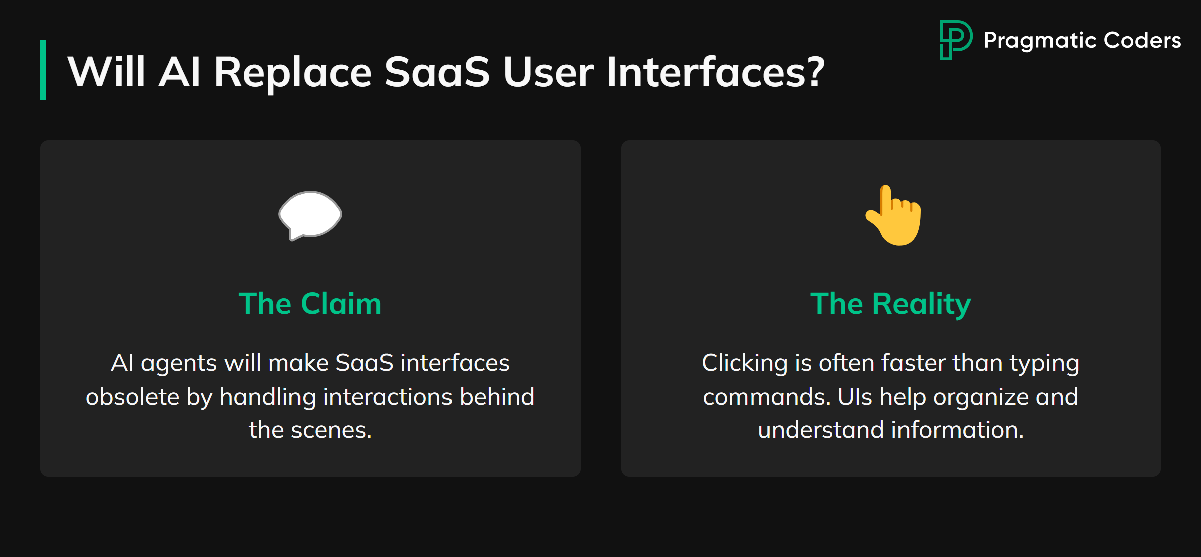 Will AI replace SaaS user interfaces